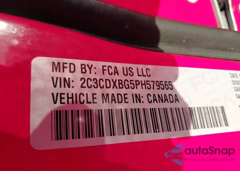 2023 Dodge Charger Sxt from USA, damaged, VIN 2C3CDXBG5PH579565